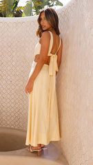 Kimberley Maxi Dress - Yellow