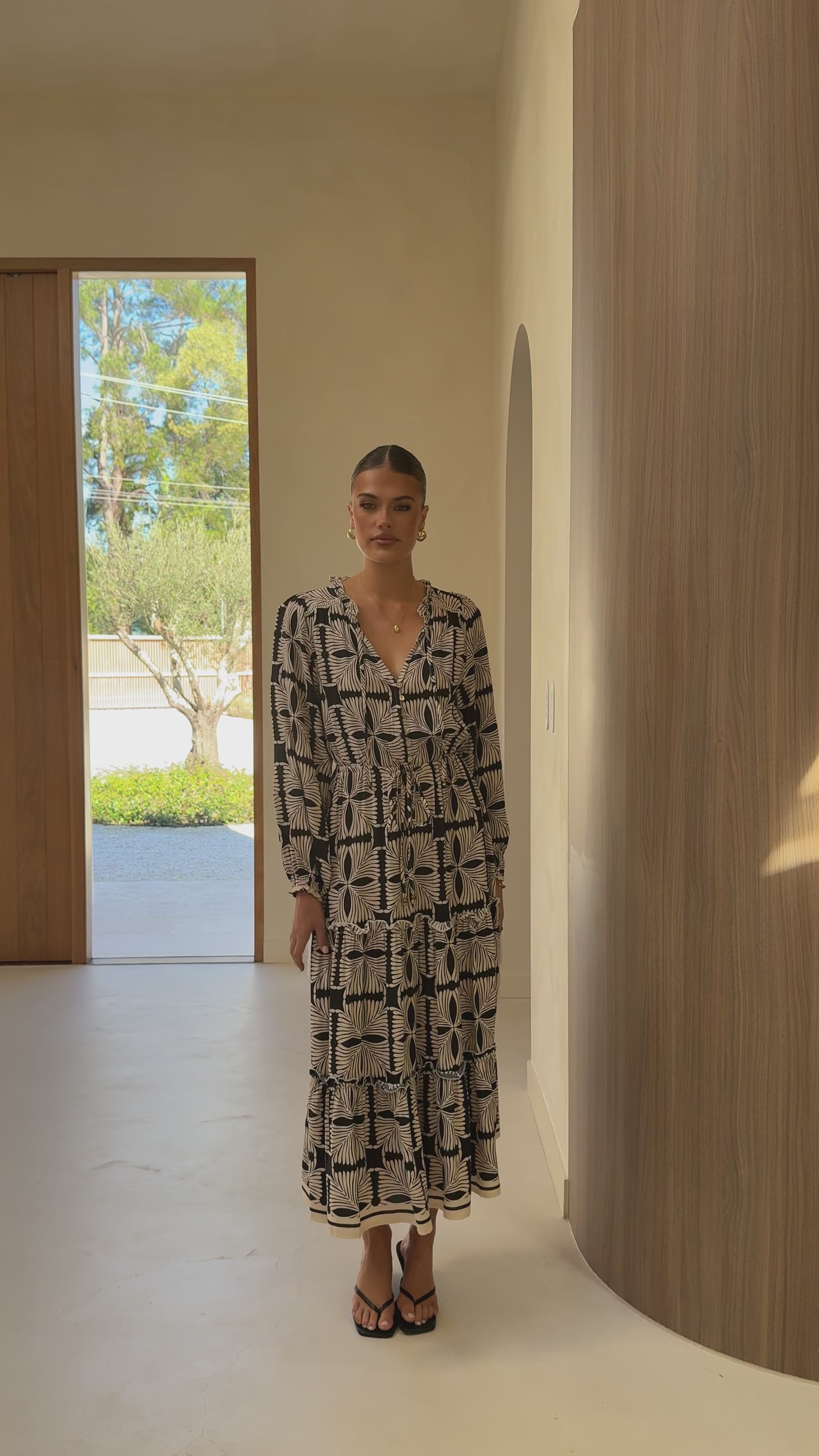 Lani Maxi Dress - Cortana Print