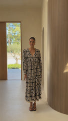 Lani Maxi Dress - Cortana Print