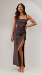 Ilana Maxi Dress - Espresso