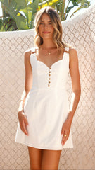Allura Mini Dress - White