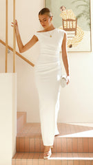 Lilah Maxi Dress - White