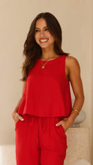 Charmain Top - Red