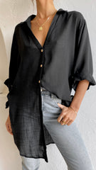 Vesper Short Sleeve Top - Black