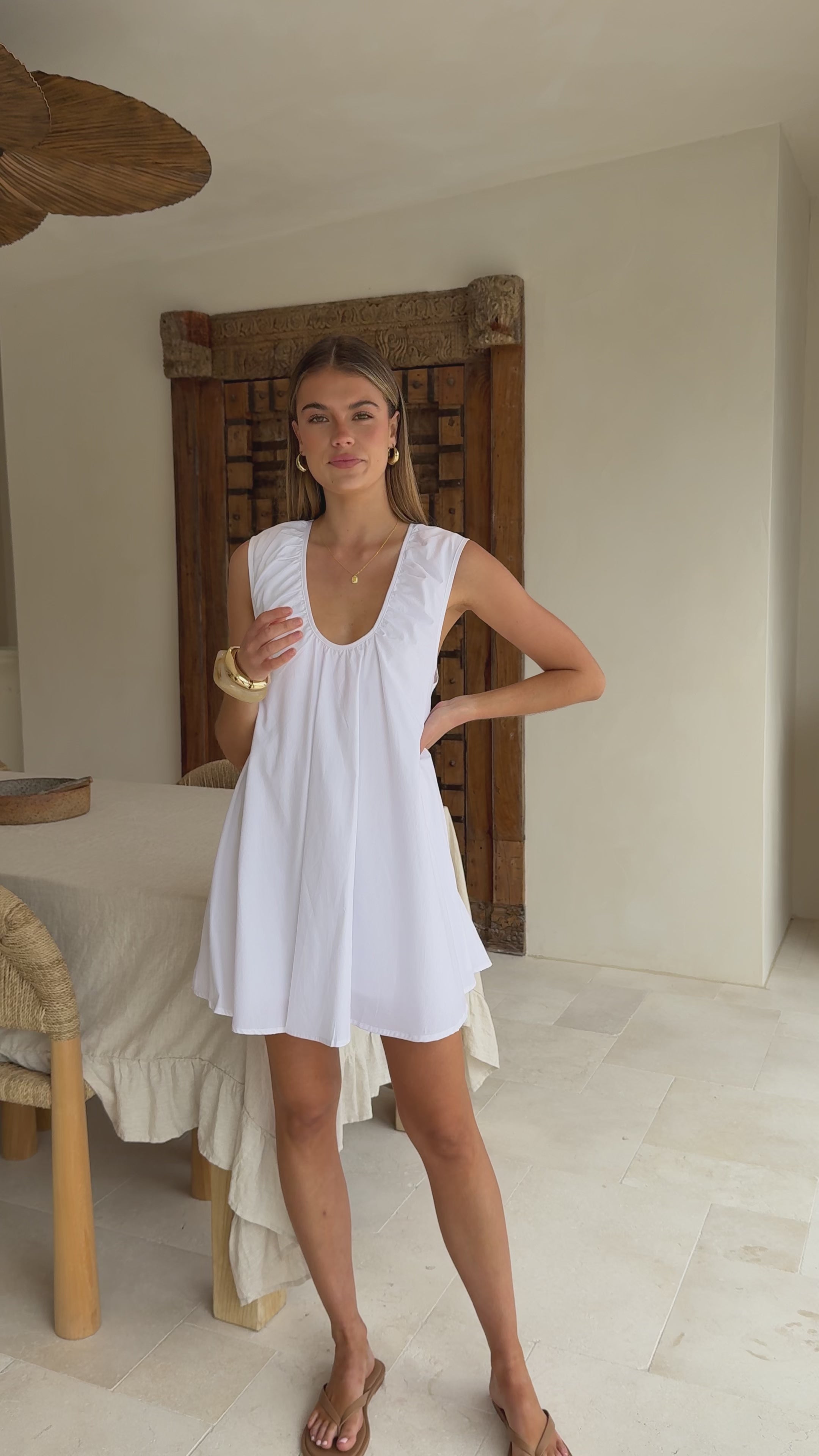 Vanessa Mini Dress - White