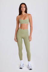 High-Waist Leggings in Matcha