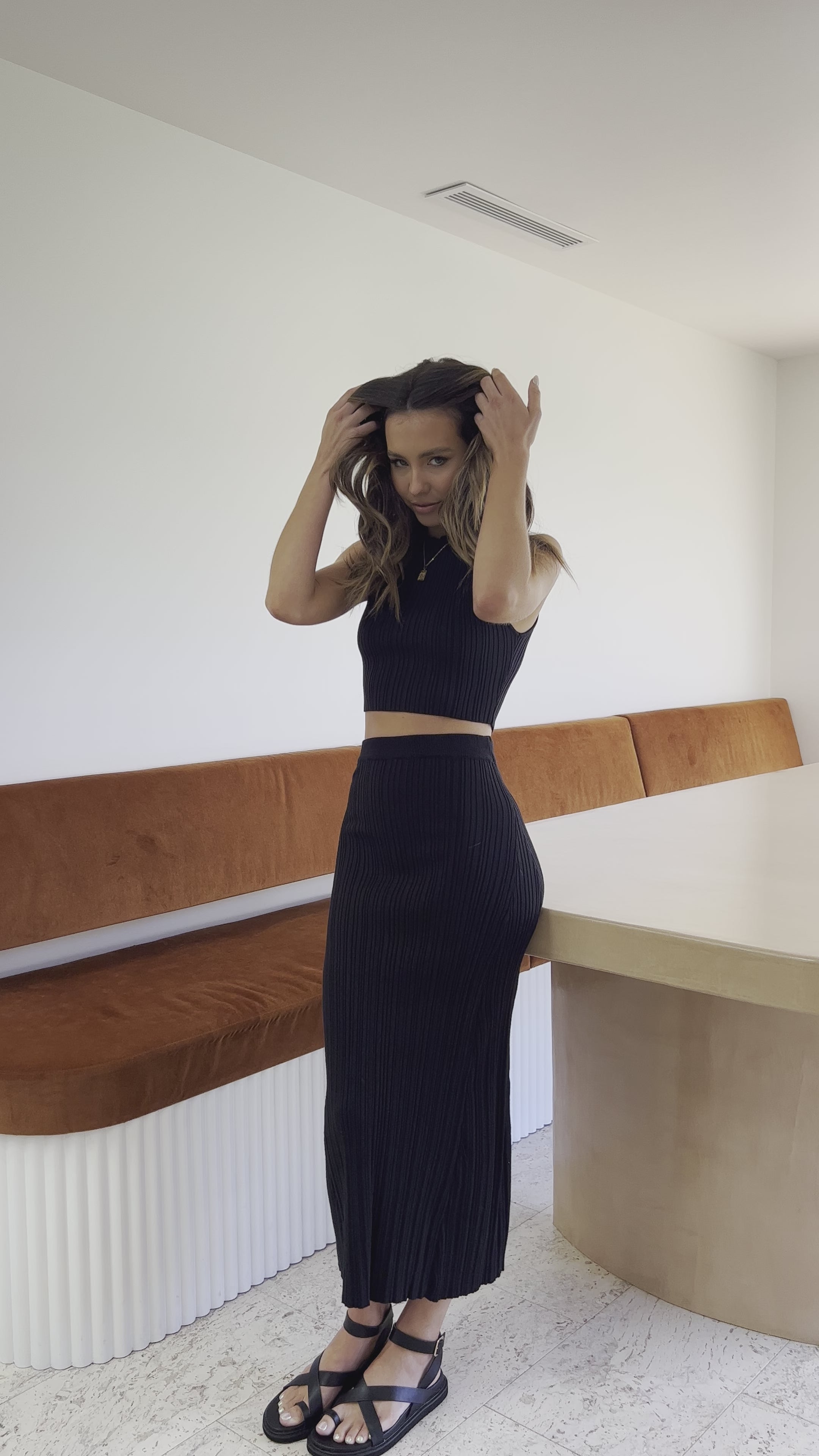 Senya Maxi Skirt - Black