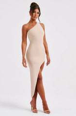 Saffira Midi Dress - Nude