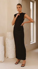 Kahili Asymmetrical Top - Black