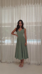 Jayde Knit Dress - Khaki