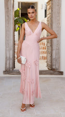 Lavara Maxi Dress - Pink