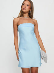 Phillipa Mini Dress Light Blue