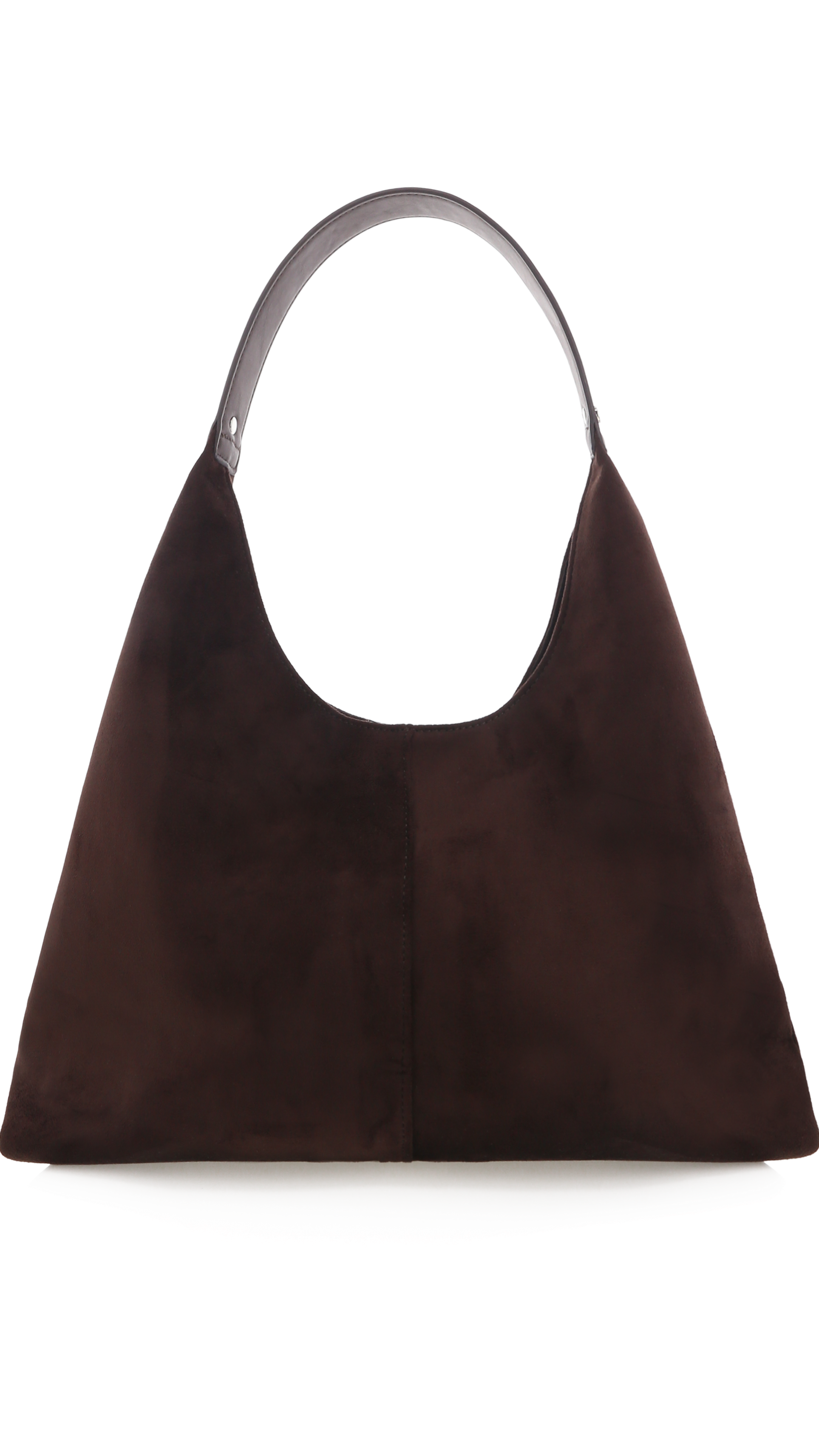 Tammy Shoulder Bag - Chocolate Suede