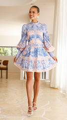 Tafariah Top - Madeline Blue