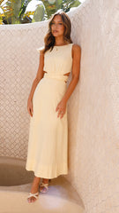 Kimberley Maxi Dress - Yellow