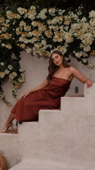 Gisele Maxi Dress - Rust