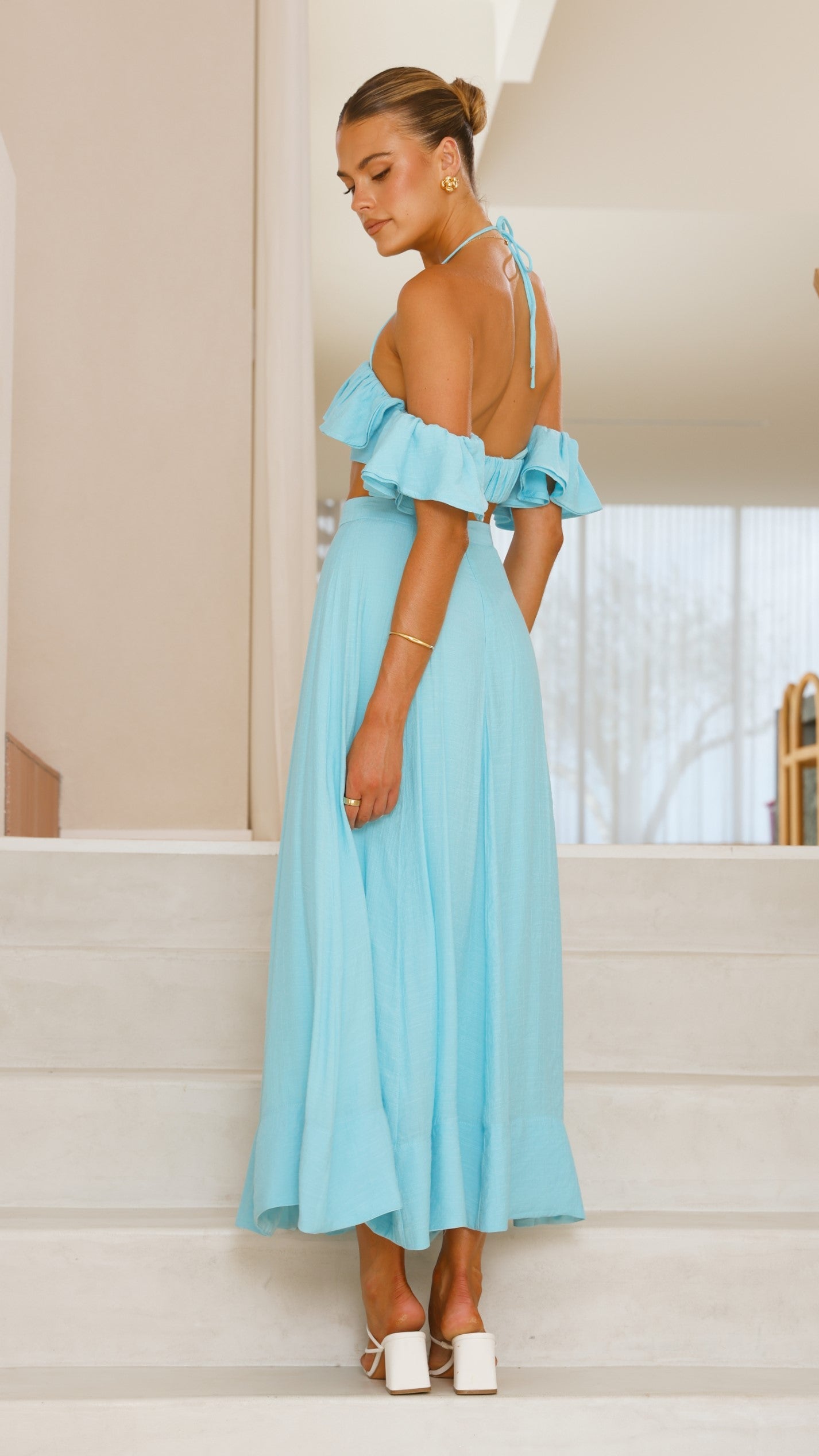 Trista Top - Blue