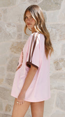 Avis Oversized Tee - Ride or Die Print