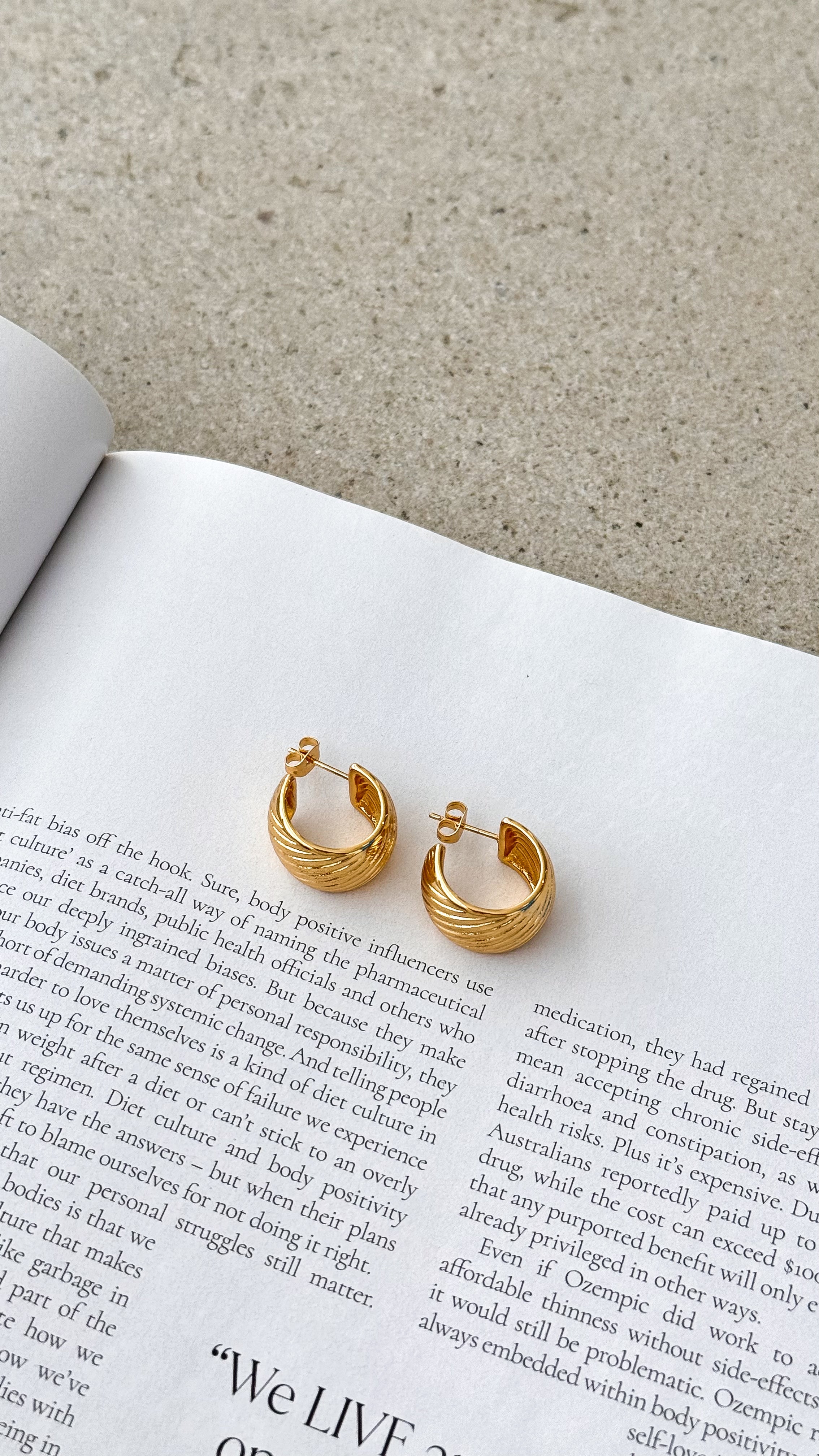 Ziggy Earrings - Gold