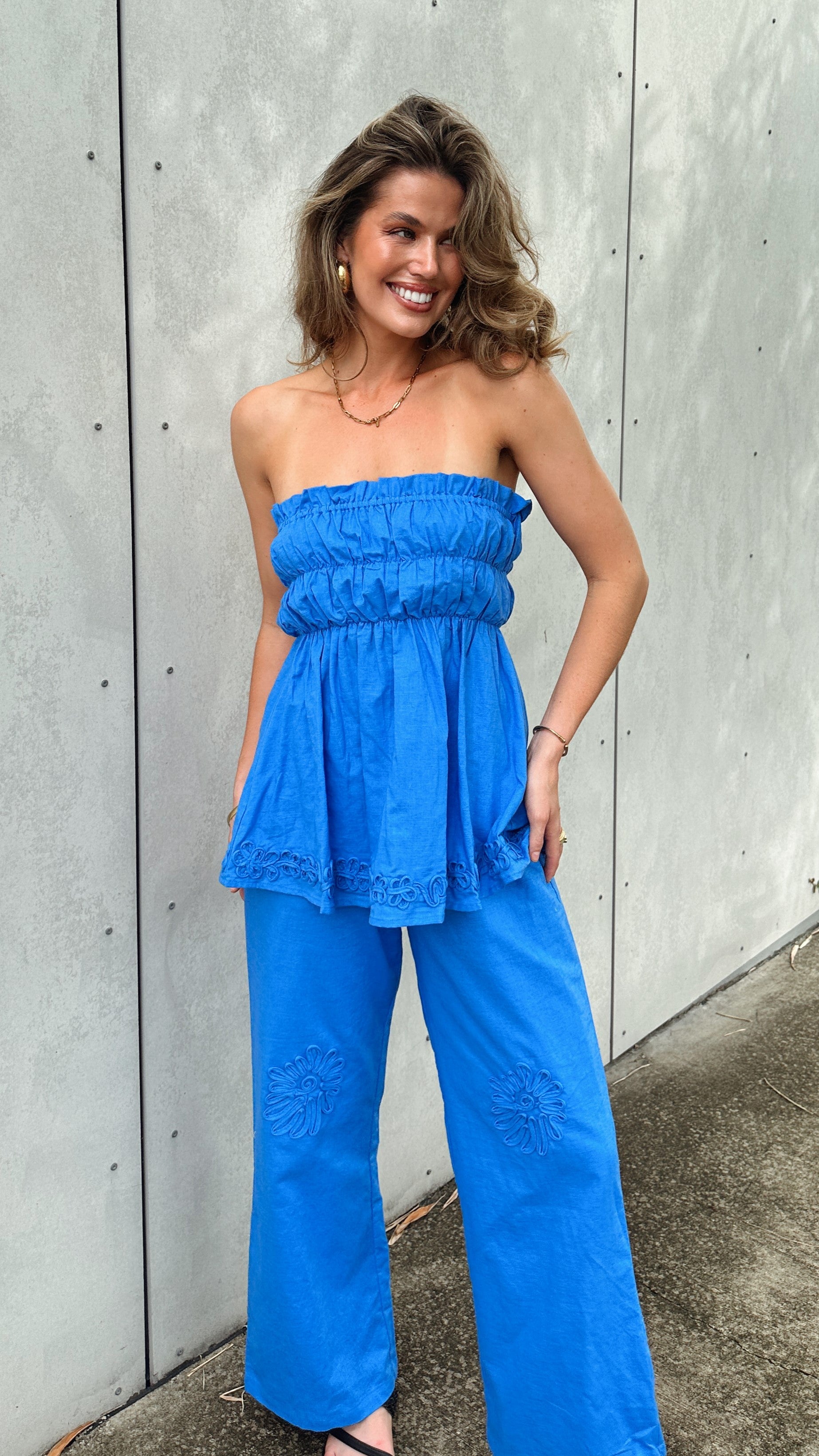 Ines Pants - Marine