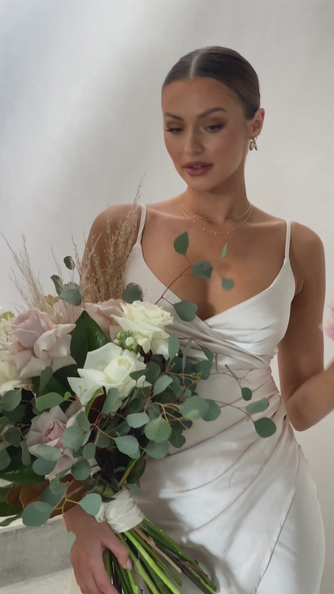 Elsa Midi Dress - Champagne