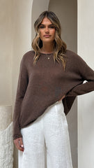 Lakoa Knit Top - Mocha