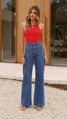 Jakira Bodysuit - Red