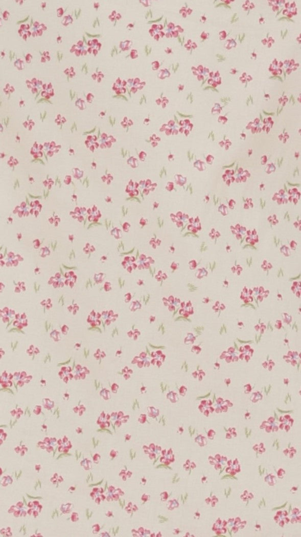 Coco Mini Dress - White / Pink Floral