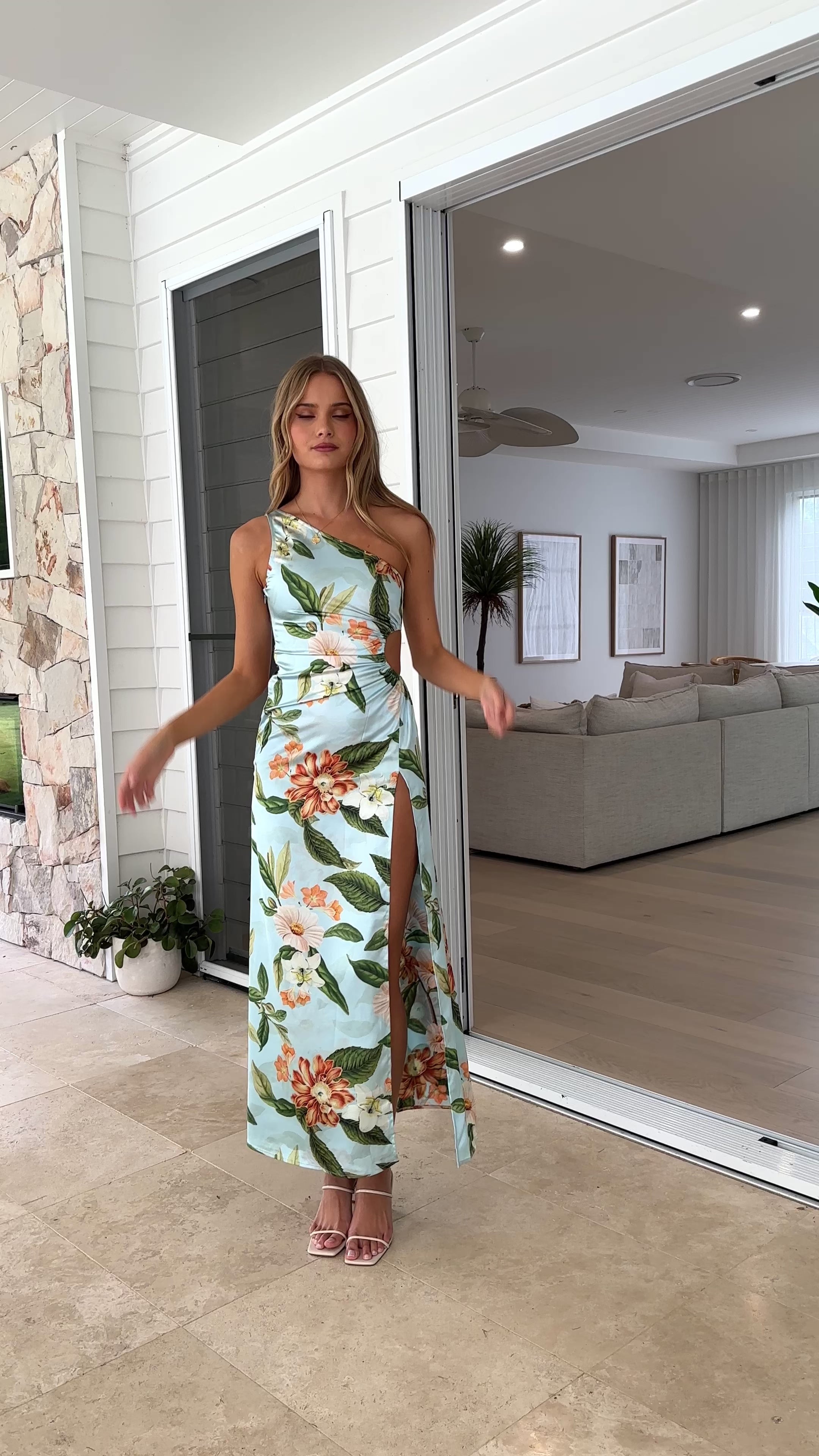 Barzilio Dress - Maiori Blue