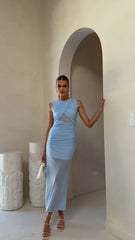Zarah Maxi Dress - Baby Blue