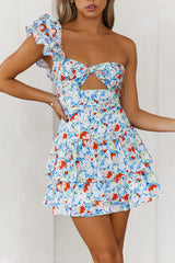 Ruffled Out Dress Multi