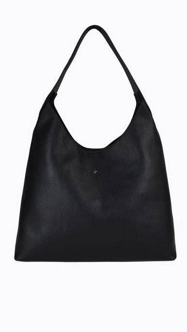 Duke Hobo Bag - Black PU