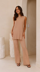 Megan Knit Top - Camel