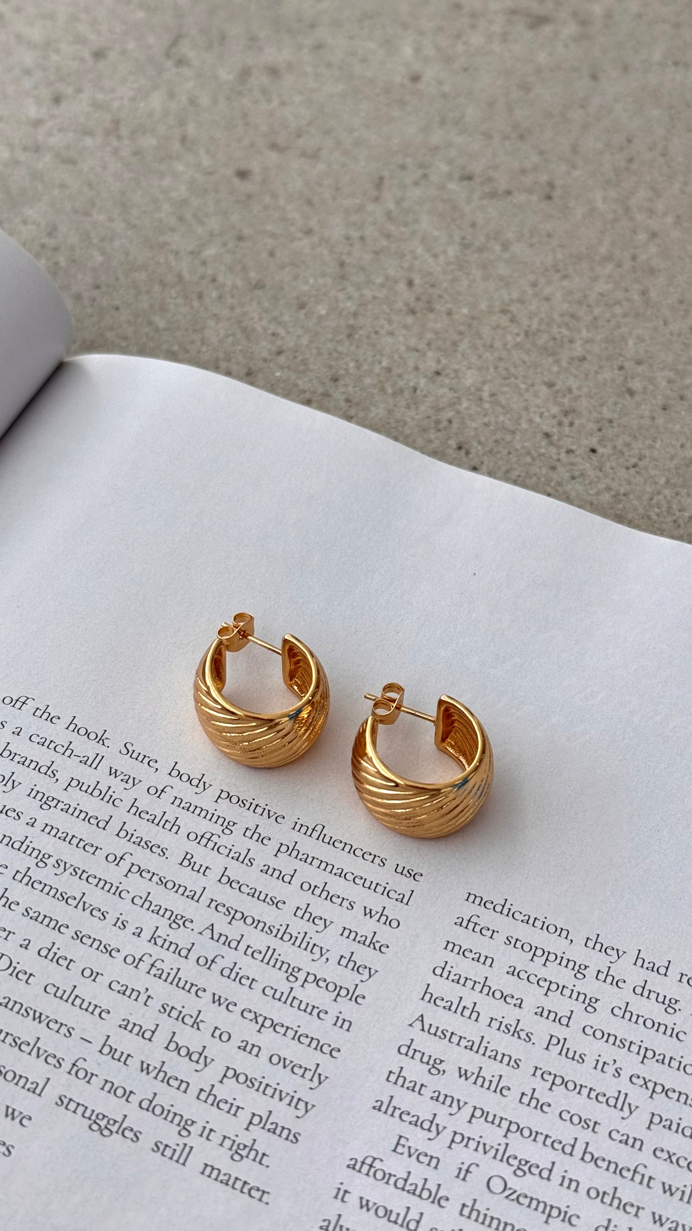 Ziggy Earrings - Gold