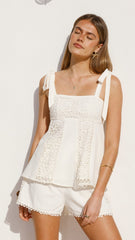 Kamara Shorts - Cream