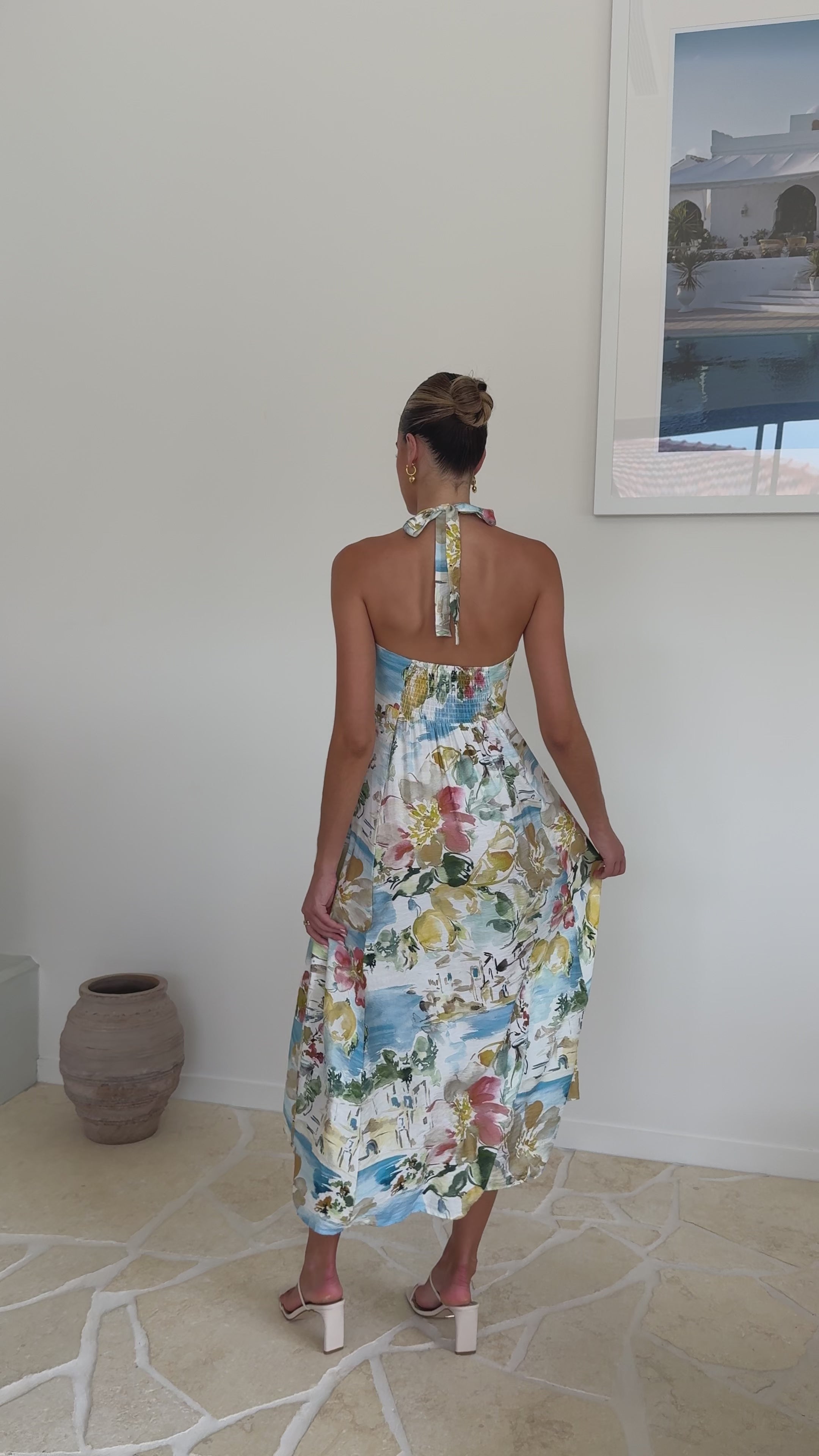 Nella Maxi Dress - Coastal Bliss