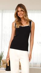 Perdita Top - Black