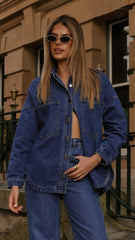 Ensley Denim Jacket - Dark Denim