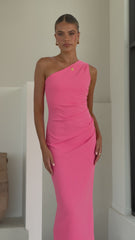 Alaina Midi Dress - Pink