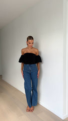 Florence Crop Top - Black