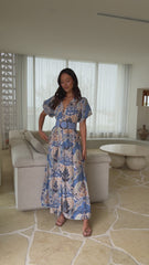 Olivie Maxi Dress - Harper Blue