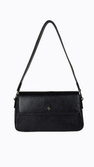 Jocelyn Shoulder Bag - Black PU