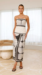 Margot Strapless Tunic Top - Palm Canyon