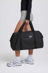 Logo Duffle Bag in Black