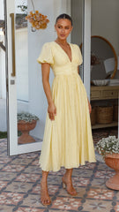 Faiz Maxi Dress - Yellow