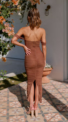 Kylie Maxi Dress - Chocolate