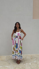 Sylvie Maxi Dress - Sunetta Print