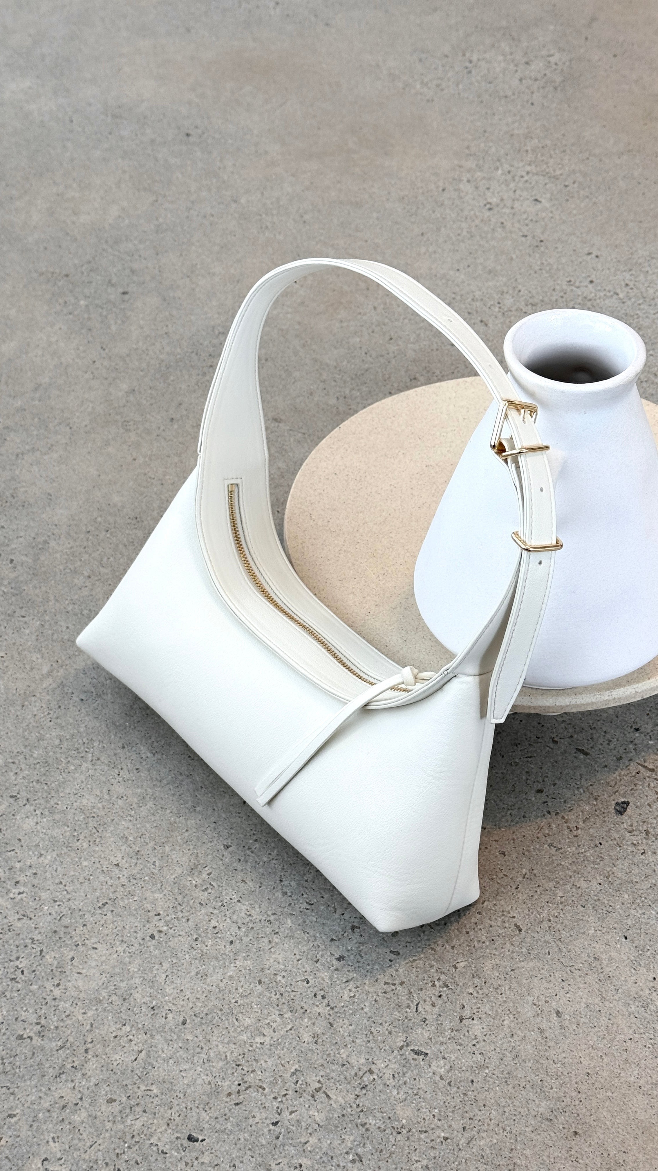 Eden Shoulder Bag - Bone