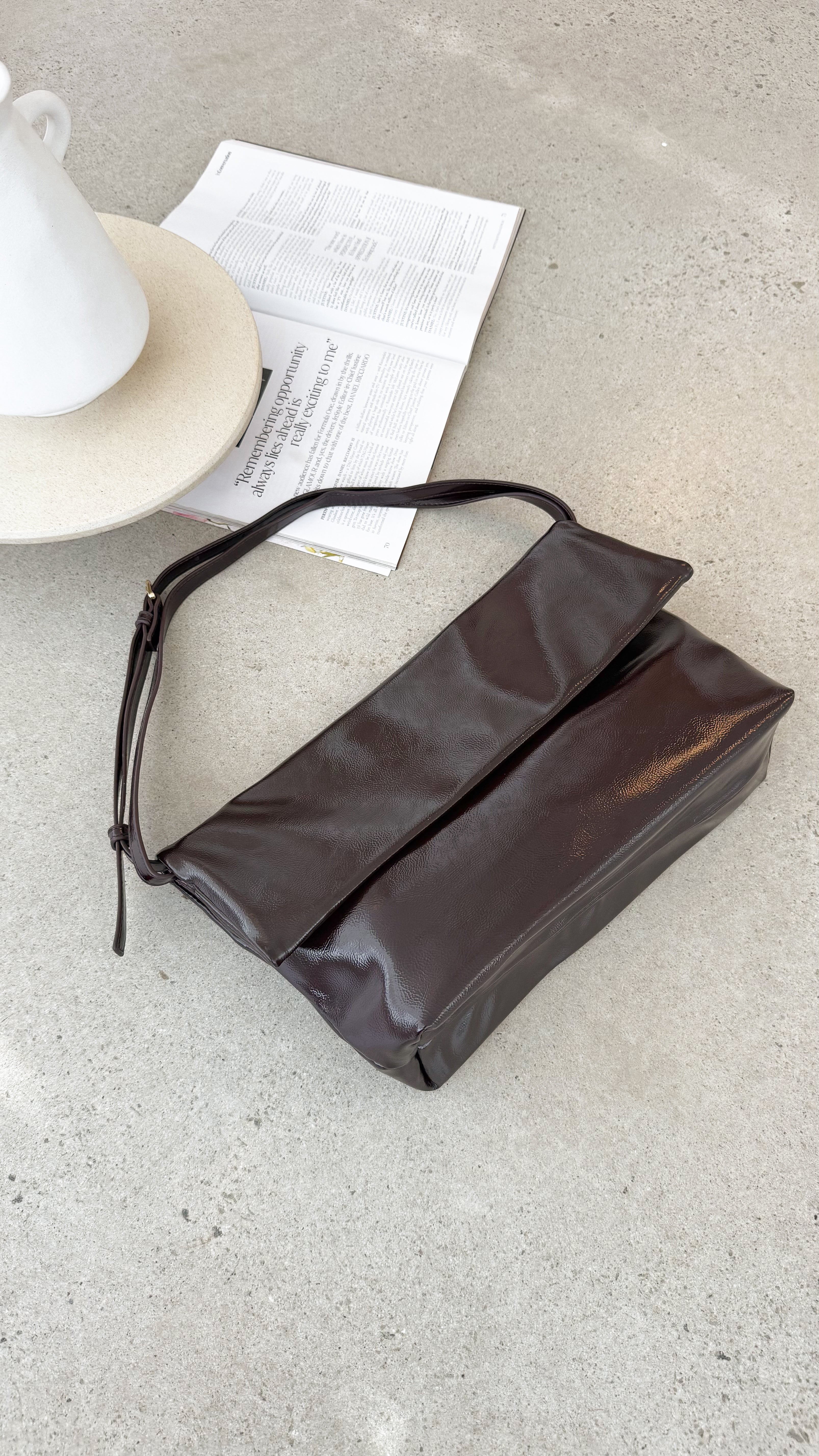 Rylee Clutch Bag - Merlot