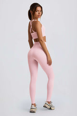 Super Sculpt Seamless High-Waist Leggings in Powder Pink